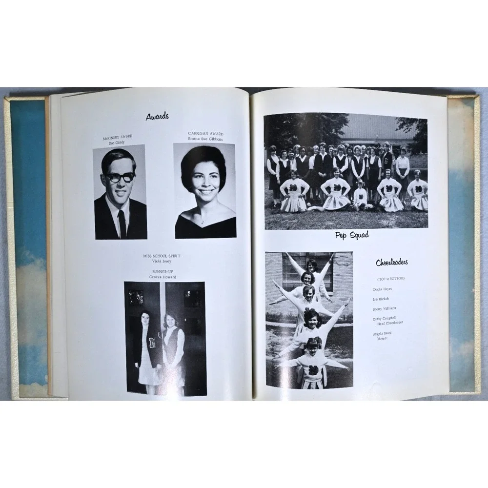 Meridian Texas Yellow Jacket 1966 School Yearbook Vintage Annual